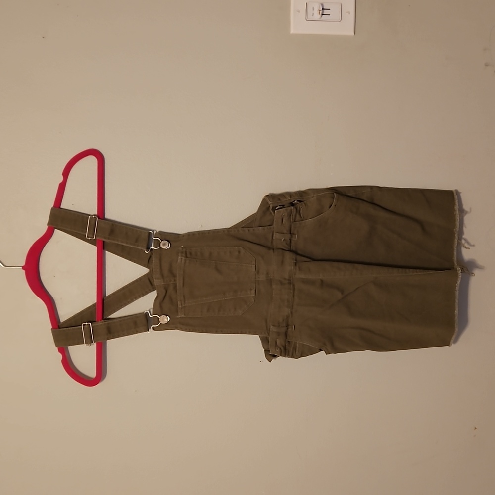 Hunter Green overall skirt